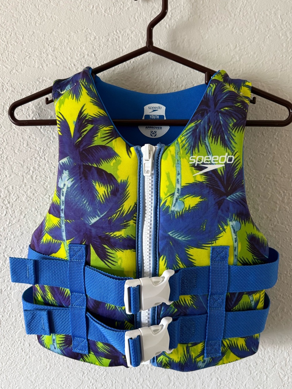 Speedo Youth Life Vest 50–90 Pounds US Coast Guard Approved Never Worn Unisex